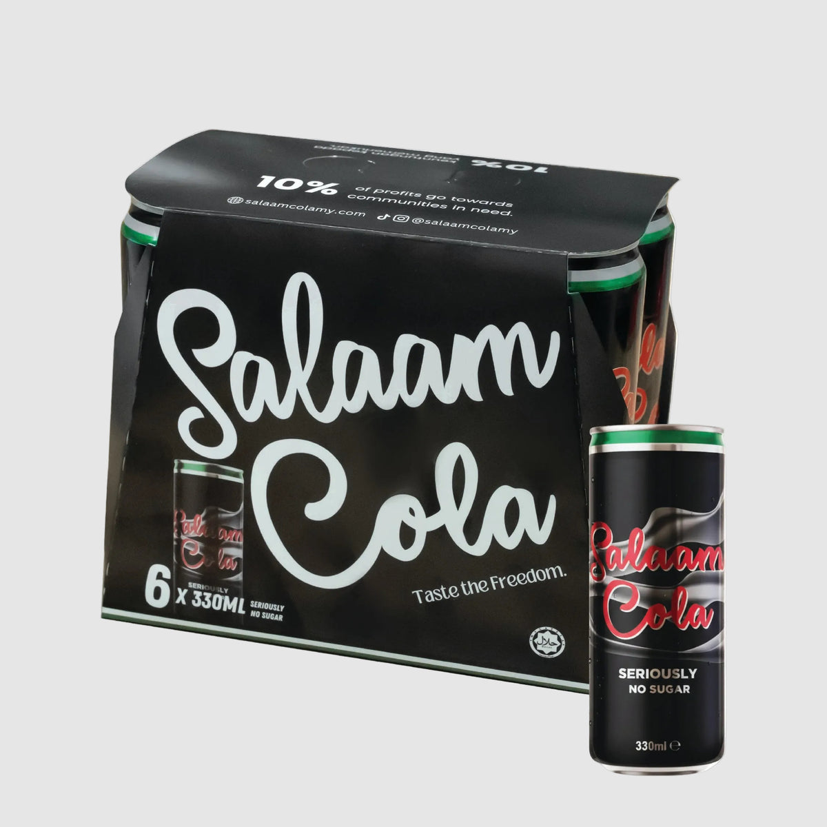 Salaam Cola Seriously No Sugar 330ml 6-Pack