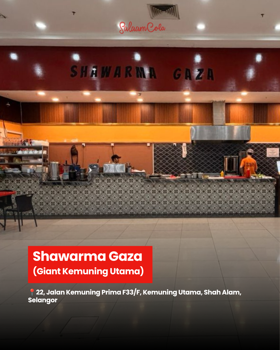 Shawarma Gaza (Giant Kemuning Utama) — 22, Jalan Kemuning Prima F33/F, Kemuning Utama, Shah Alam, Selangor